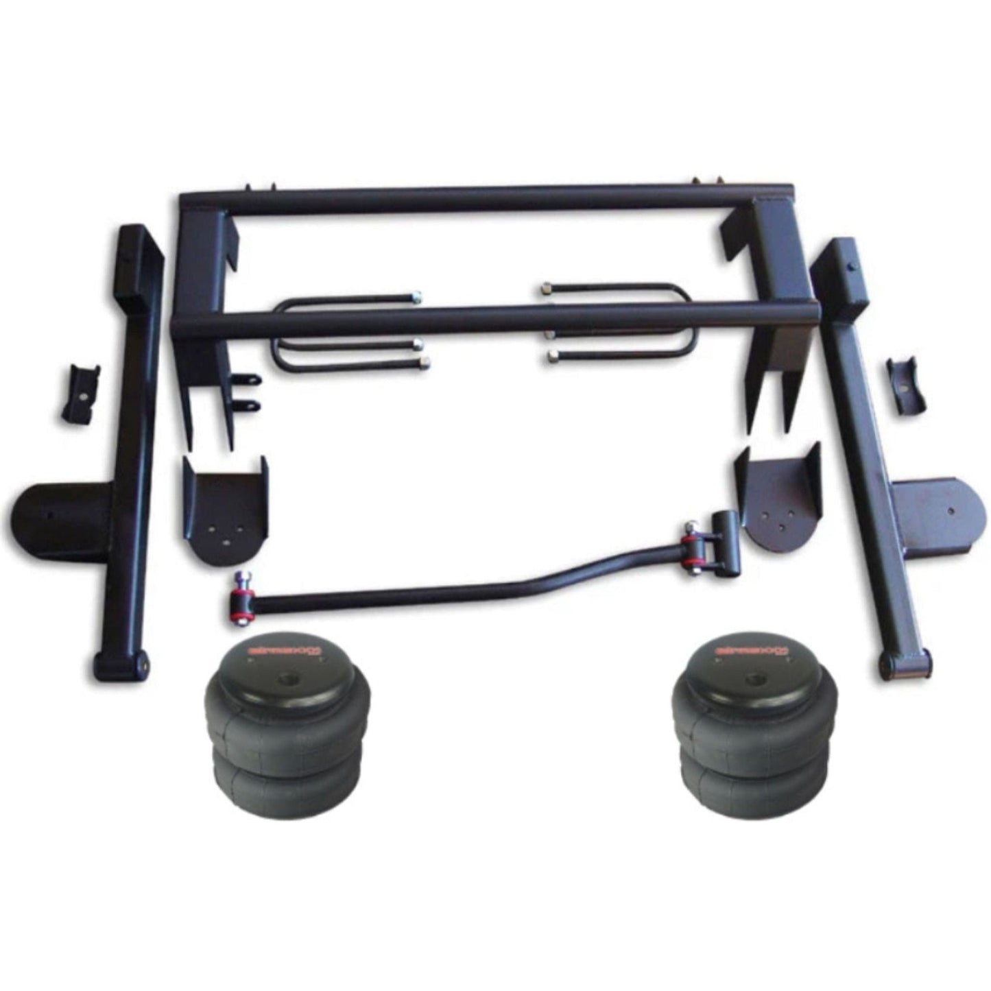 Ekstensive Metal Works Rear Air Suspension Kit 2-link bars with lower bag mounts w/2500 bags for Chevy S10/S15/Sonoma trucks