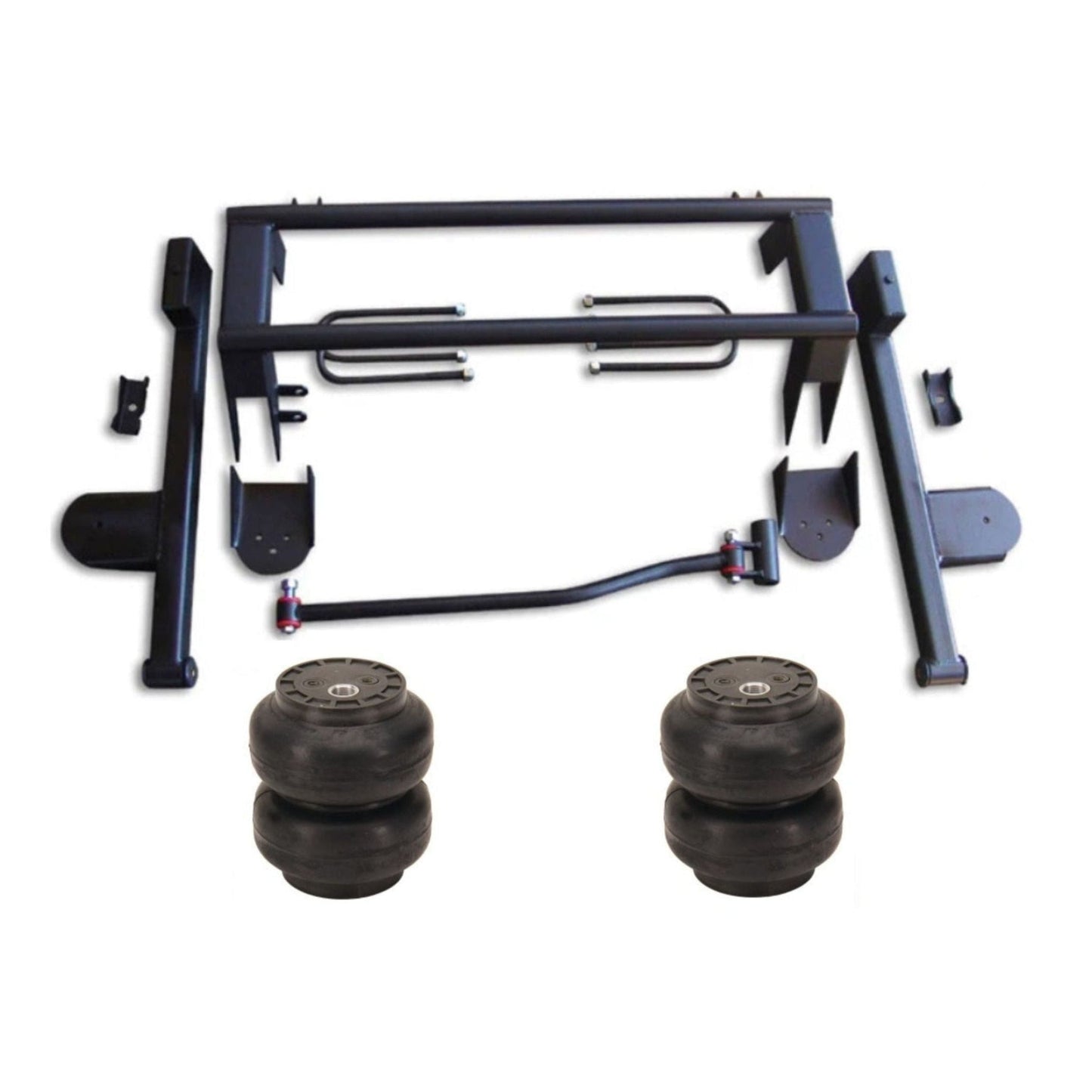 2-link bars with lower bag mounts w/SS7 bags & for Chevy S10 trucks