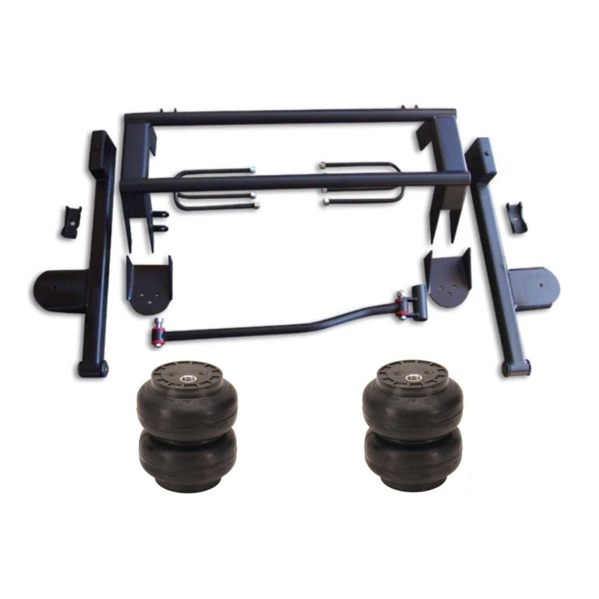 2-link bars with lower bag mounts w/SS7 bags & for Chevy S10 trucks