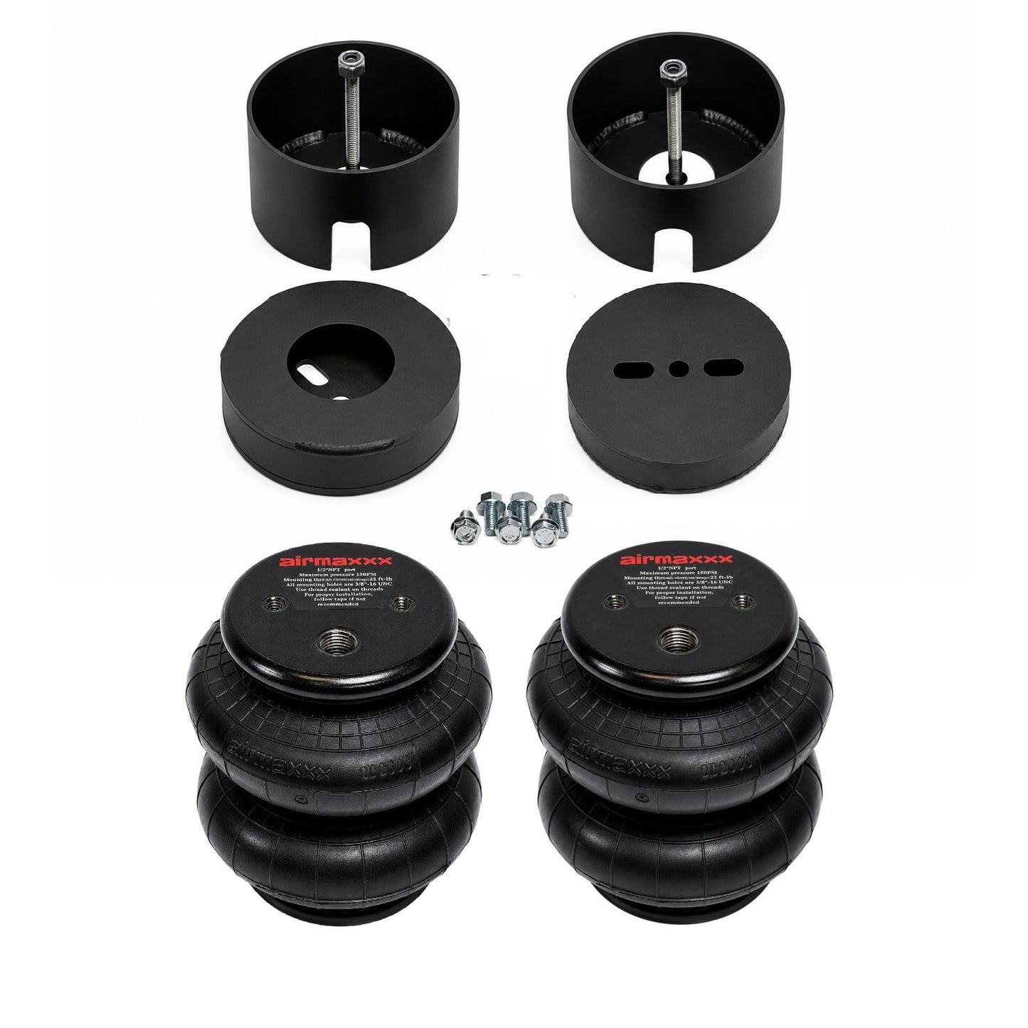 airmaxxx X4 3/8" Air Ride Kit for 2007–2014 GM SUVs – Tahoe, Suburban, Avalanche, Yukon & Escalade
