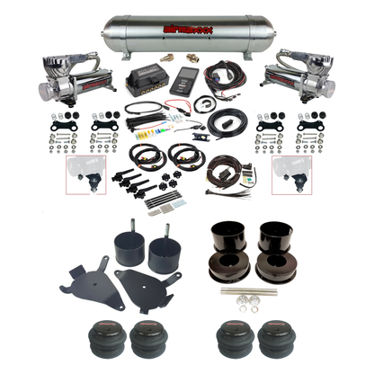 3/8" Air Suspension Kit Height Presets 3H Air Lift 27695 w/Chrome 580 Fits 1978-88 GM G-Body