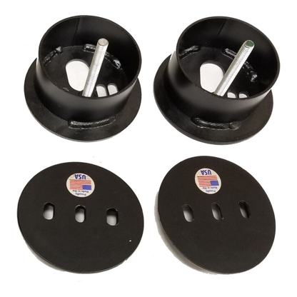 Air Suspension Kit Accuair Wireless Only E+ Connect & VU4 All Black Fits 1963-64 Cadillac