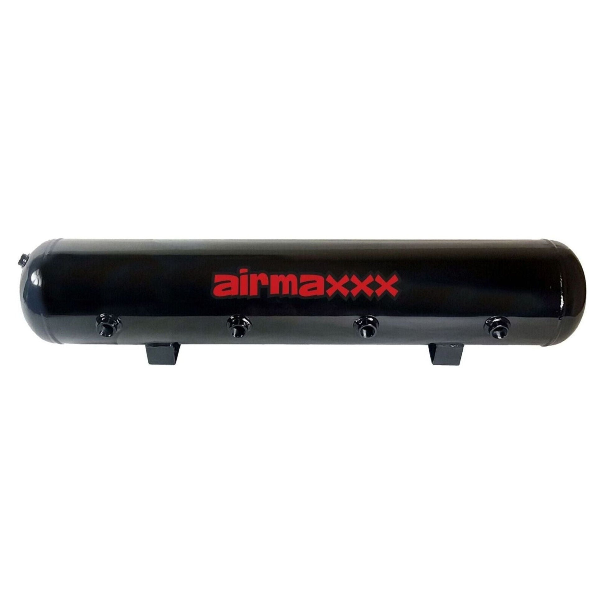5 gallon 9 port black steel air tank for airmaxxx kits