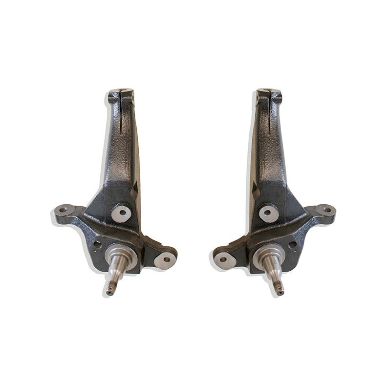 MaxTrac 703030B 4-inch lift spindles for 2001–2010 Ford Ranger 2WD coil spring suspension, black e-coated finish