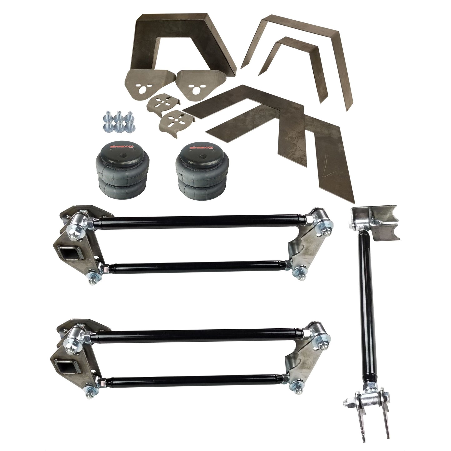 airmaxxx Universal Rear Air Ride Kit w/8" Step Notch & 4-Link