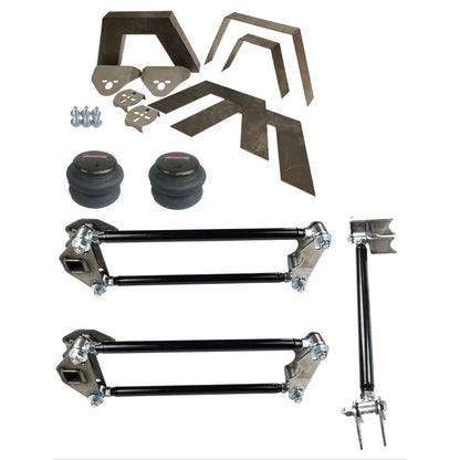 airmaxxx Universal Rear Air Ride Kit w/8" Step Notch & 4-Link