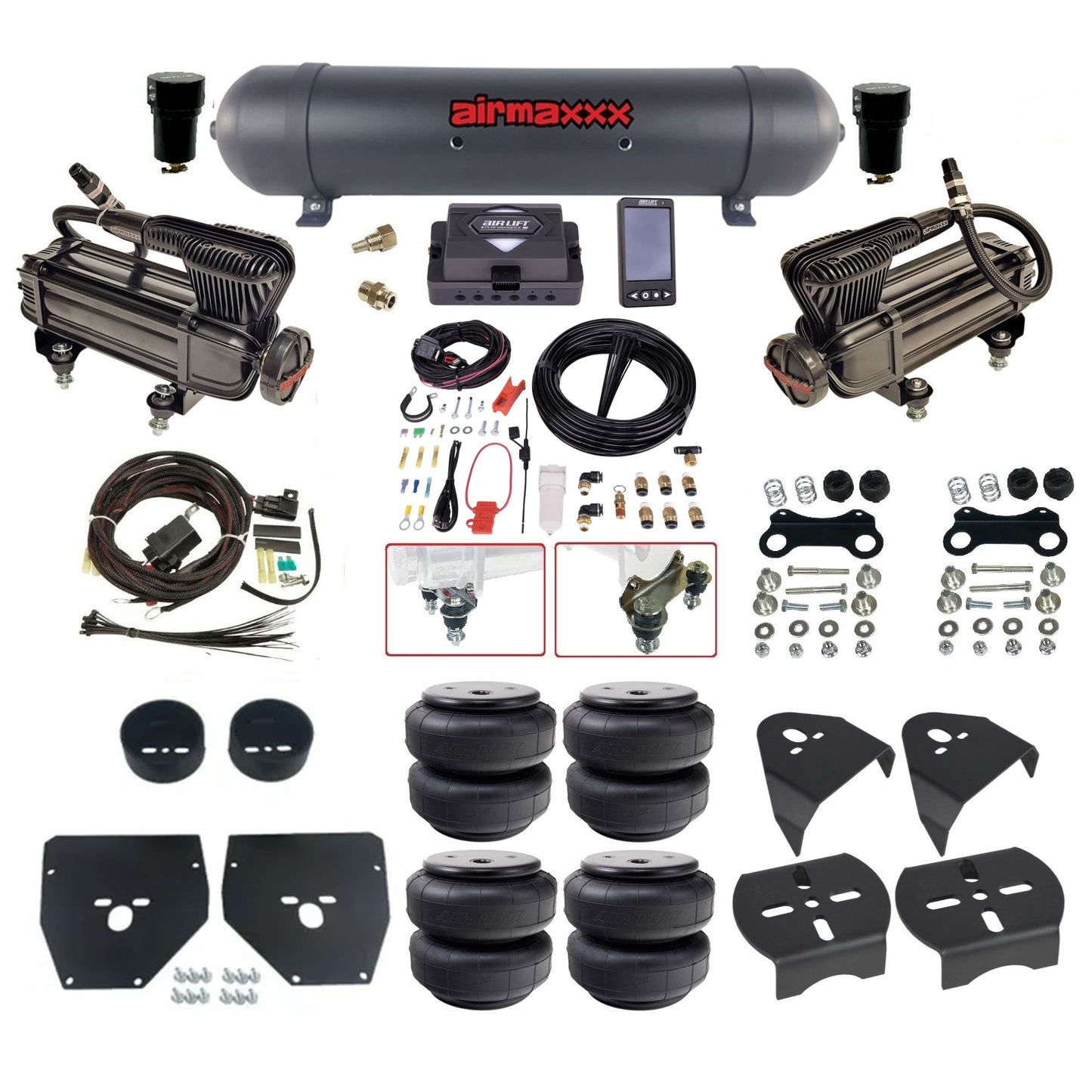 1973–1987 Chevy C10 Air Ride Suspension Kit – Air Lift ALP4 27485 Digital Air Management