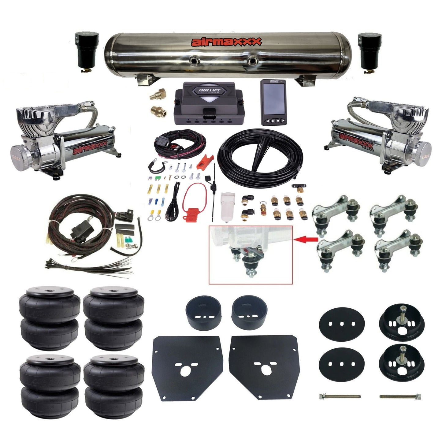1963–1972 Chevy C10 Air Ride Kit – Air Lift Performance ALP4 27485