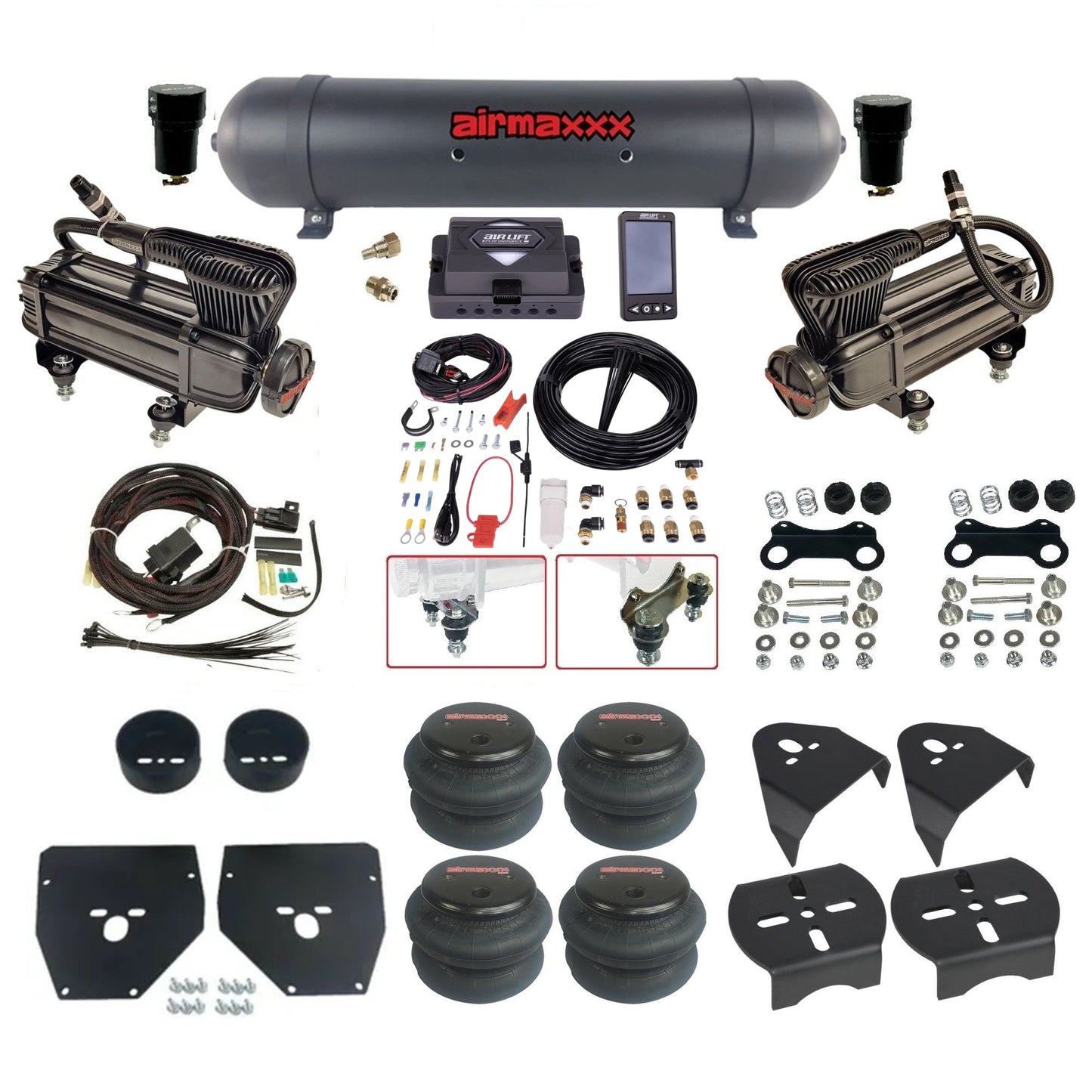 1973–1987 Chevy C10 Air Ride Suspension Kit – Air Lift ALP4 27485 Digital Air Management