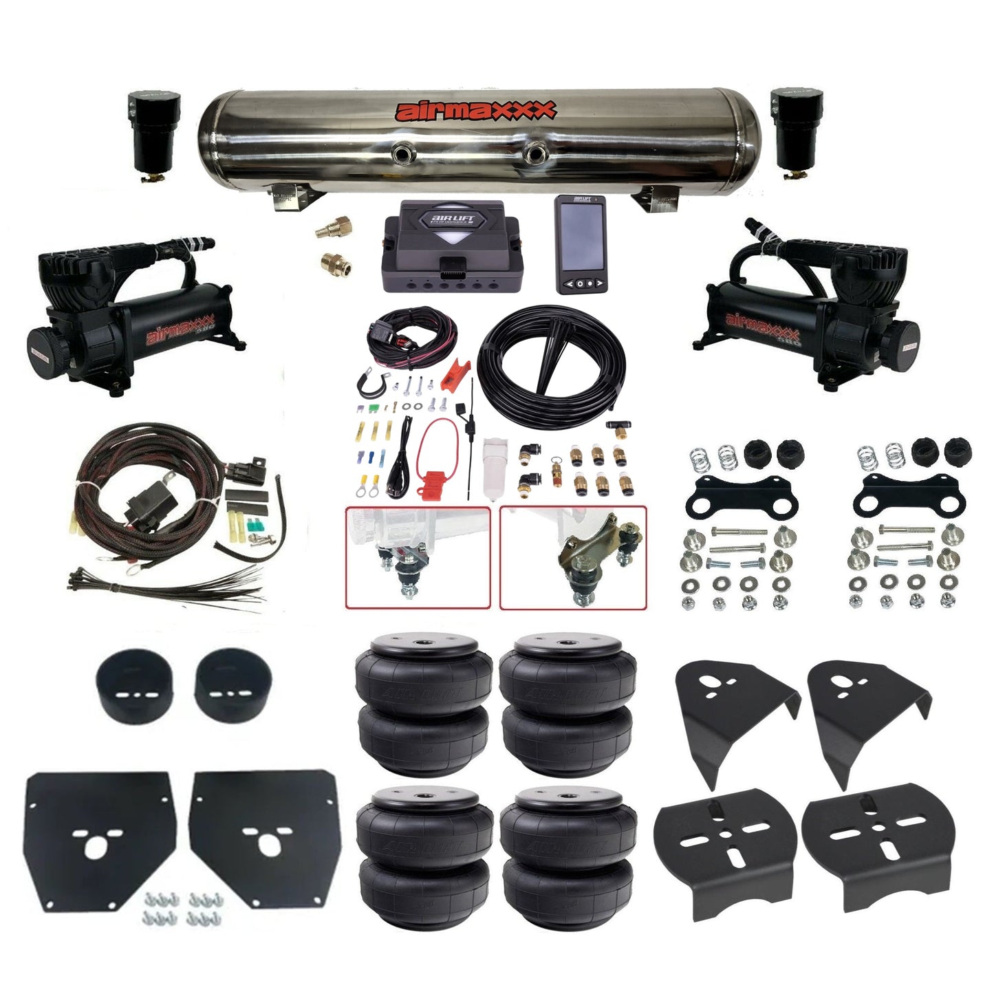 1973–1987 Chevy C10 Air Ride Suspension Kit – Air Lift ALP4 27485 Digital Air Management