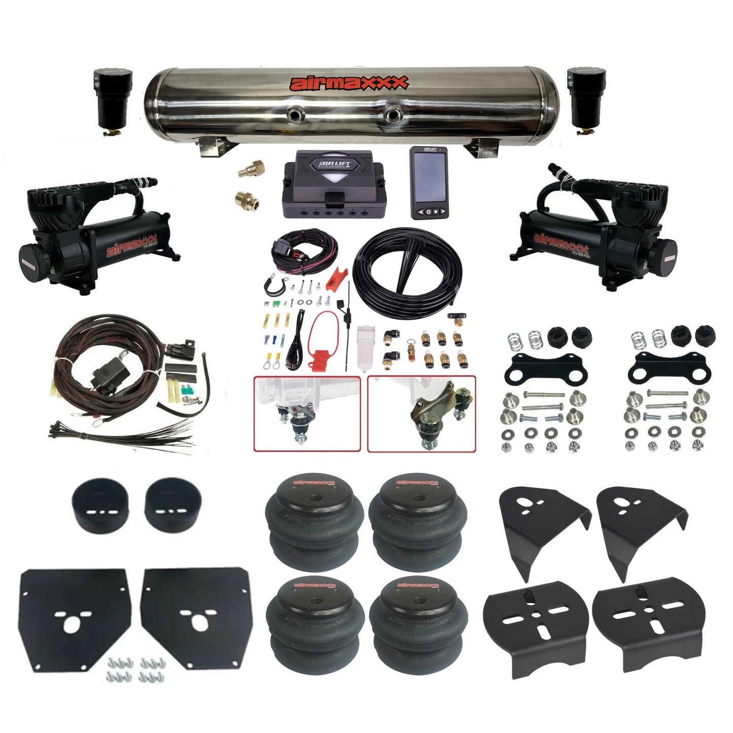 1973–1987 Chevy C10 Air Ride Suspension Kit – Air Lift ALP4 27485 Digital Air Management