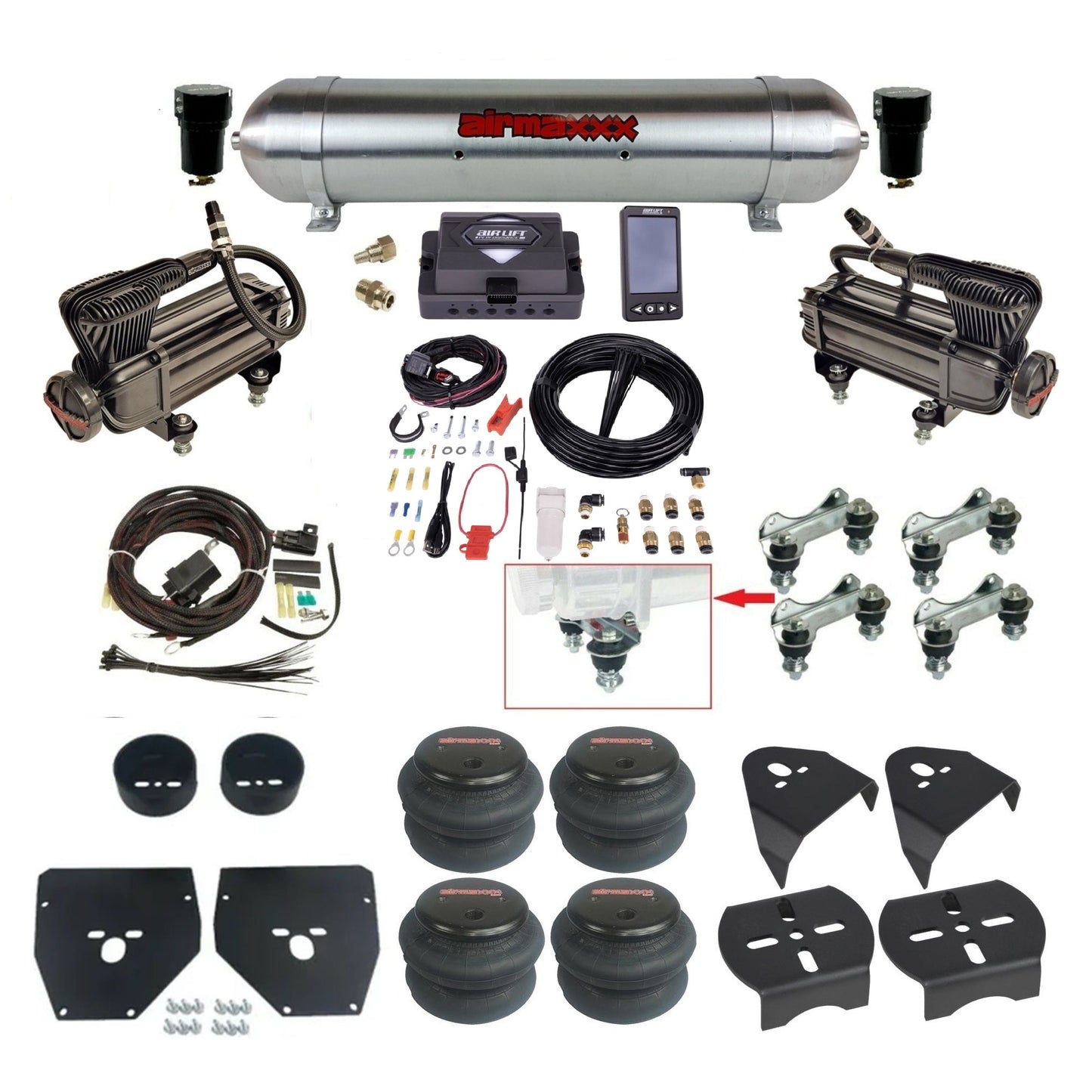 1973–1987 Chevy C10 Air Ride Suspension Kit – Air Lift ALP4 27485 Digital Air Management