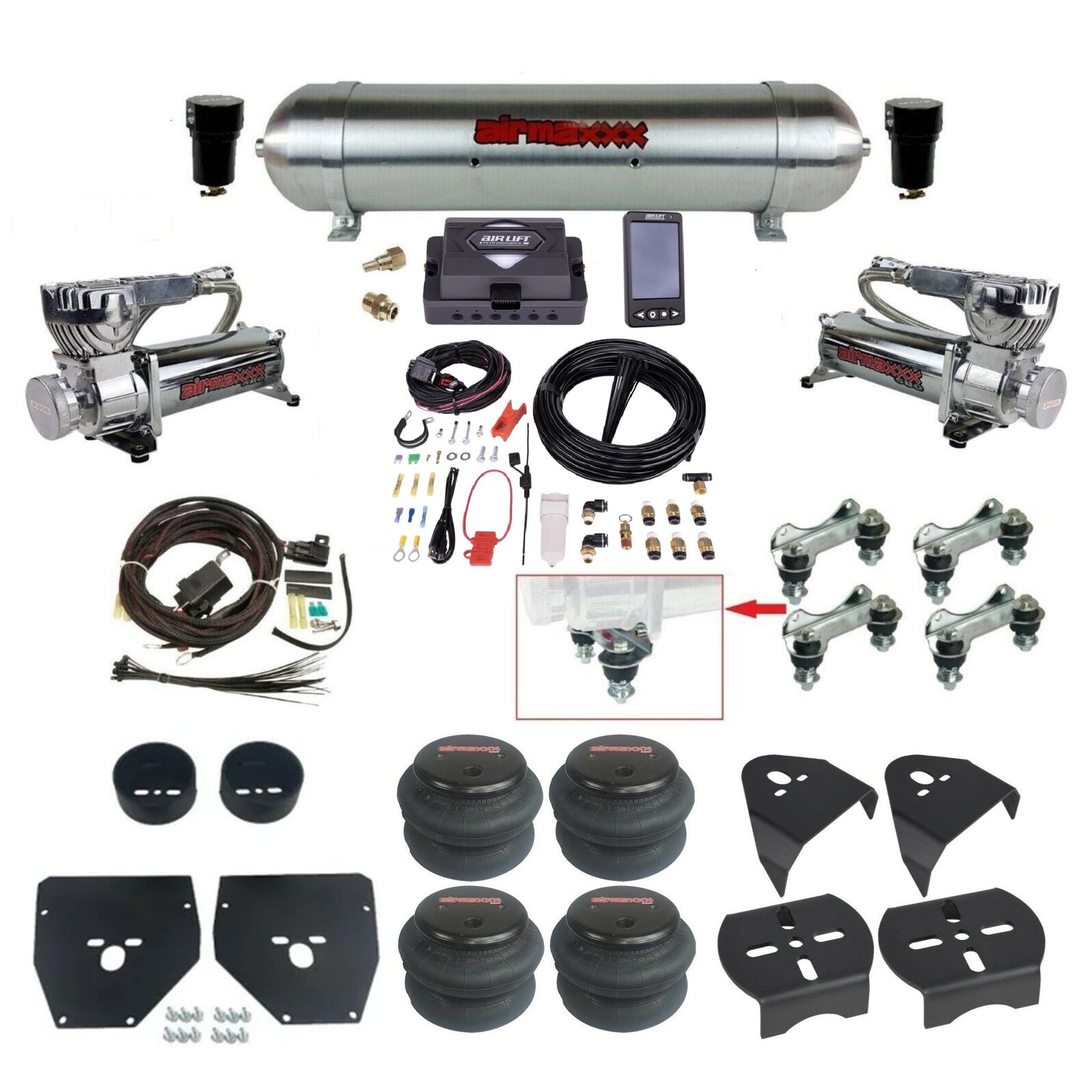 1973–1987 Chevy C10 Air Ride Suspension Kit – Air Lift ALP4 27485 Digital Air Management