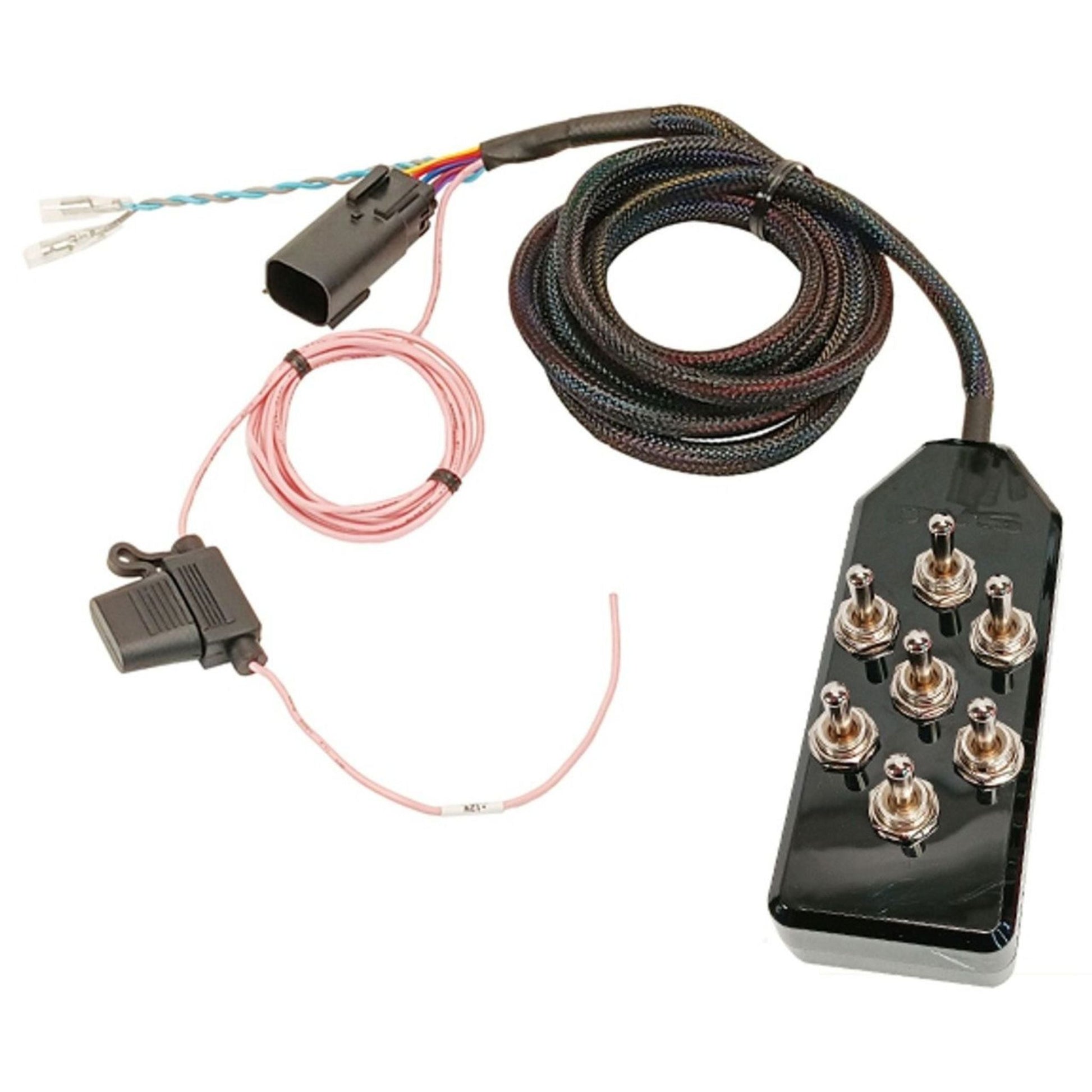 AVS O.G. 7 Toggle Switch Box black manual analog air ride controller for lowrider and custom suspension setups