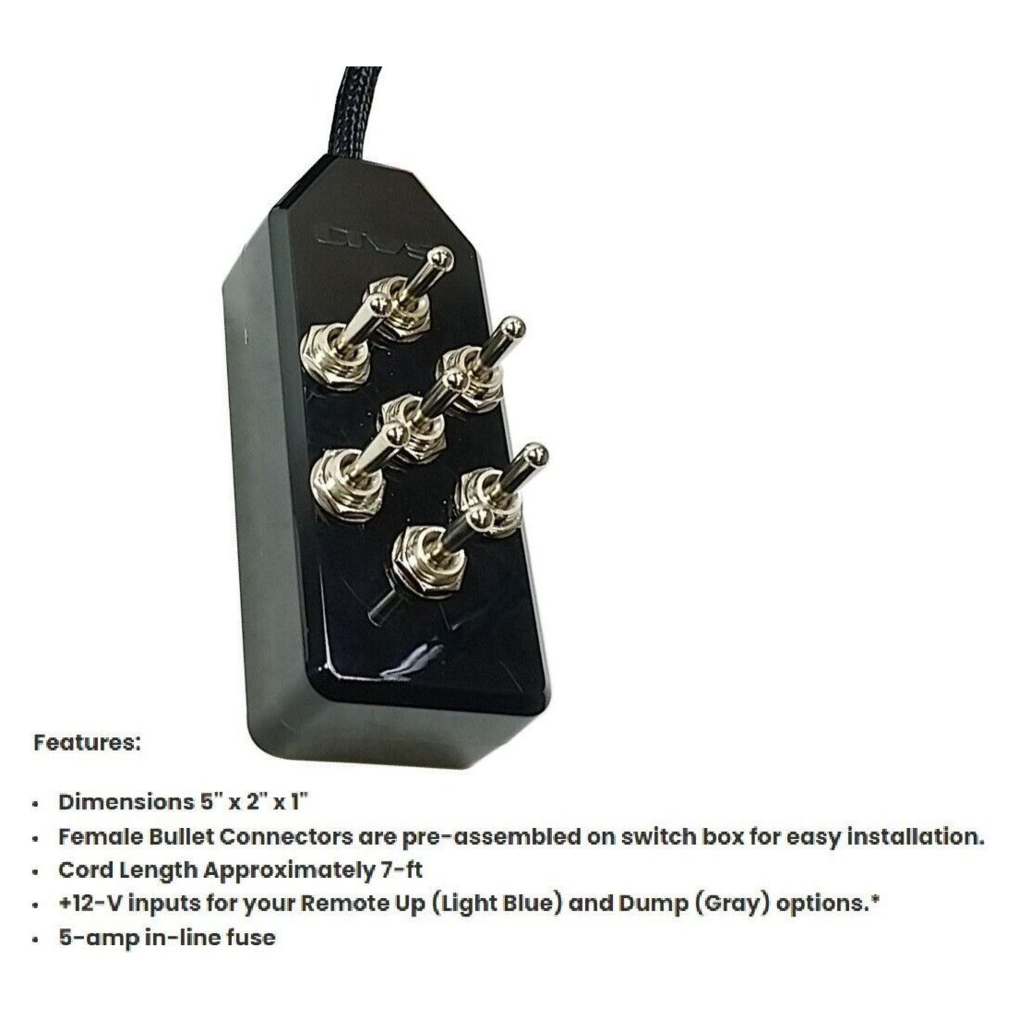 AVS 7 toggle switch box 7 switch handheld controller airslamit air kit