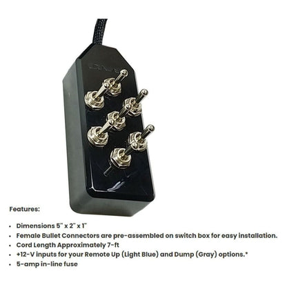 AVS 7 toggle switch box 7 switch handheld controller airslamit air kit