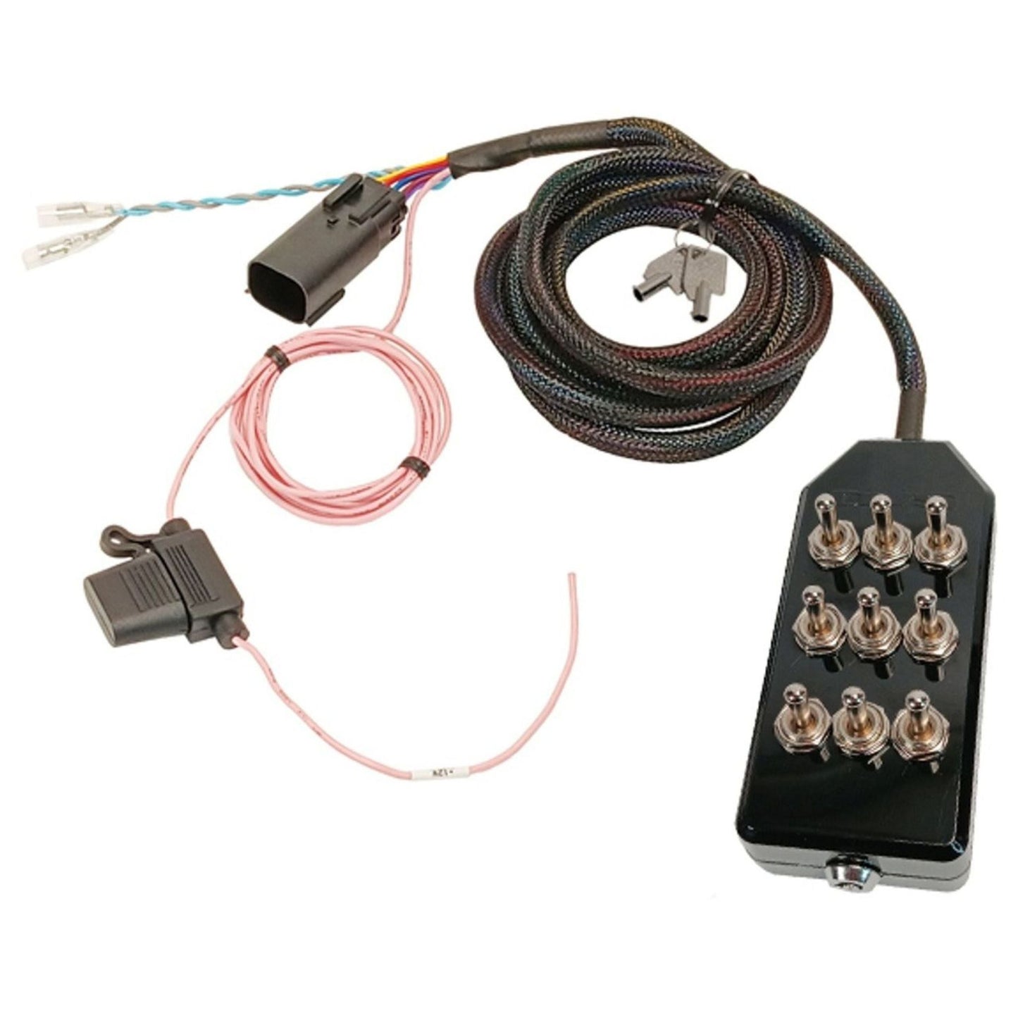 AVS O.G. 9 Toggle Switch Box black analog air ride control for lowriders and custom air suspension