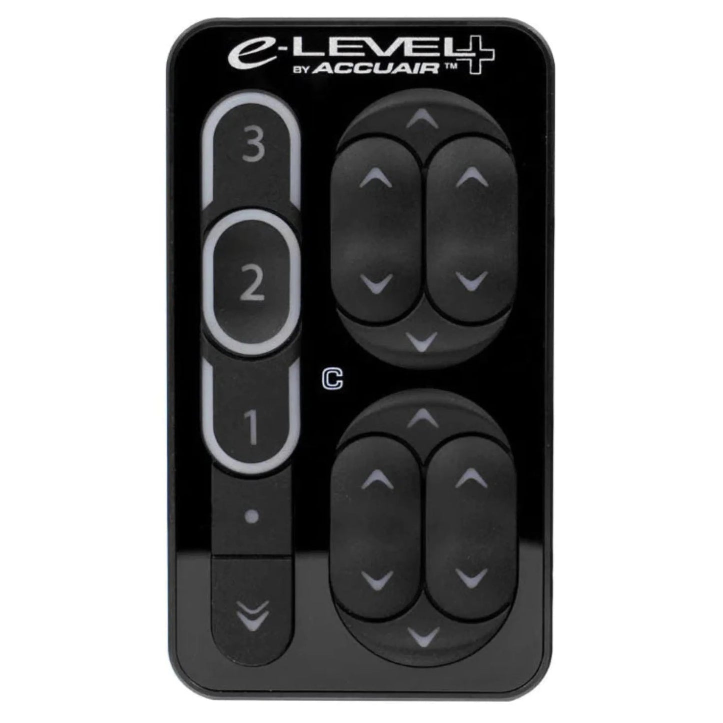 AccuAir TouchPad+ sleek black design