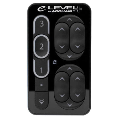 AccuAir TouchPad+ sleek black design