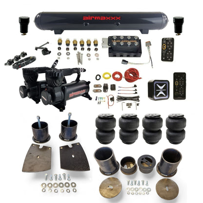 AccuAir E+ Connect VU4 black 580 compressors steel tank airlift bags air ride kit for 1961–64 Buick full size cars KBUI61-580B2-57S-VU4EHT-WK-HFD25