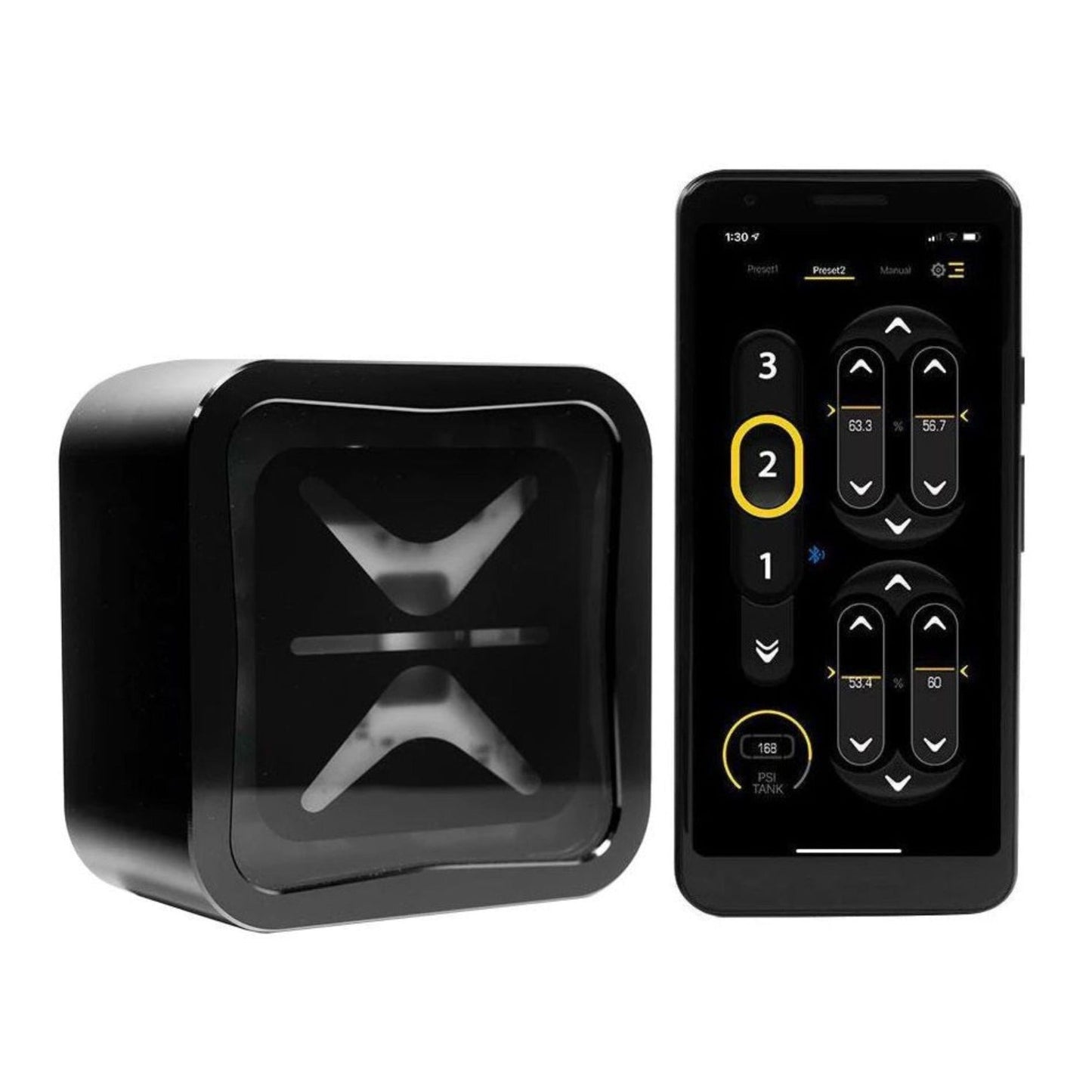 AccuAir E+ Connect kit with upgrade options Pressure+ and Height+