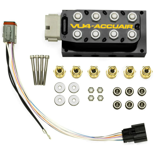 AccuAir VU4 4-corner valve manifold AA-3644