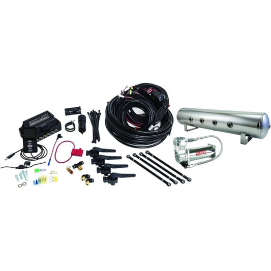 Air Lift 3H 27799 kit with 4 gallon polished aluminum tank 444c Viair compressor