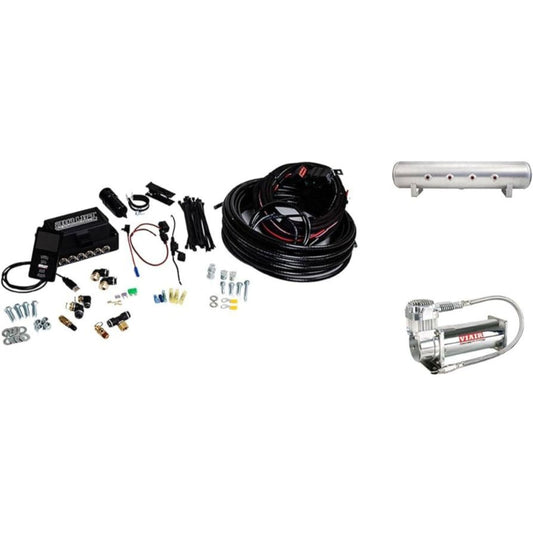 Air Lift 3P 27684 kit with raw aluminum tank and Viair 444C