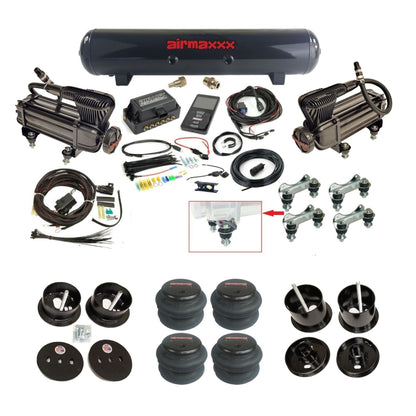 Air Lift 3P 27685 3/8 x-series compressor steel tank 2600 bags & brackets air ride kit fits 1961-62 Cadillac K-CAD6162-XB2-57S-27685-WK-3P2