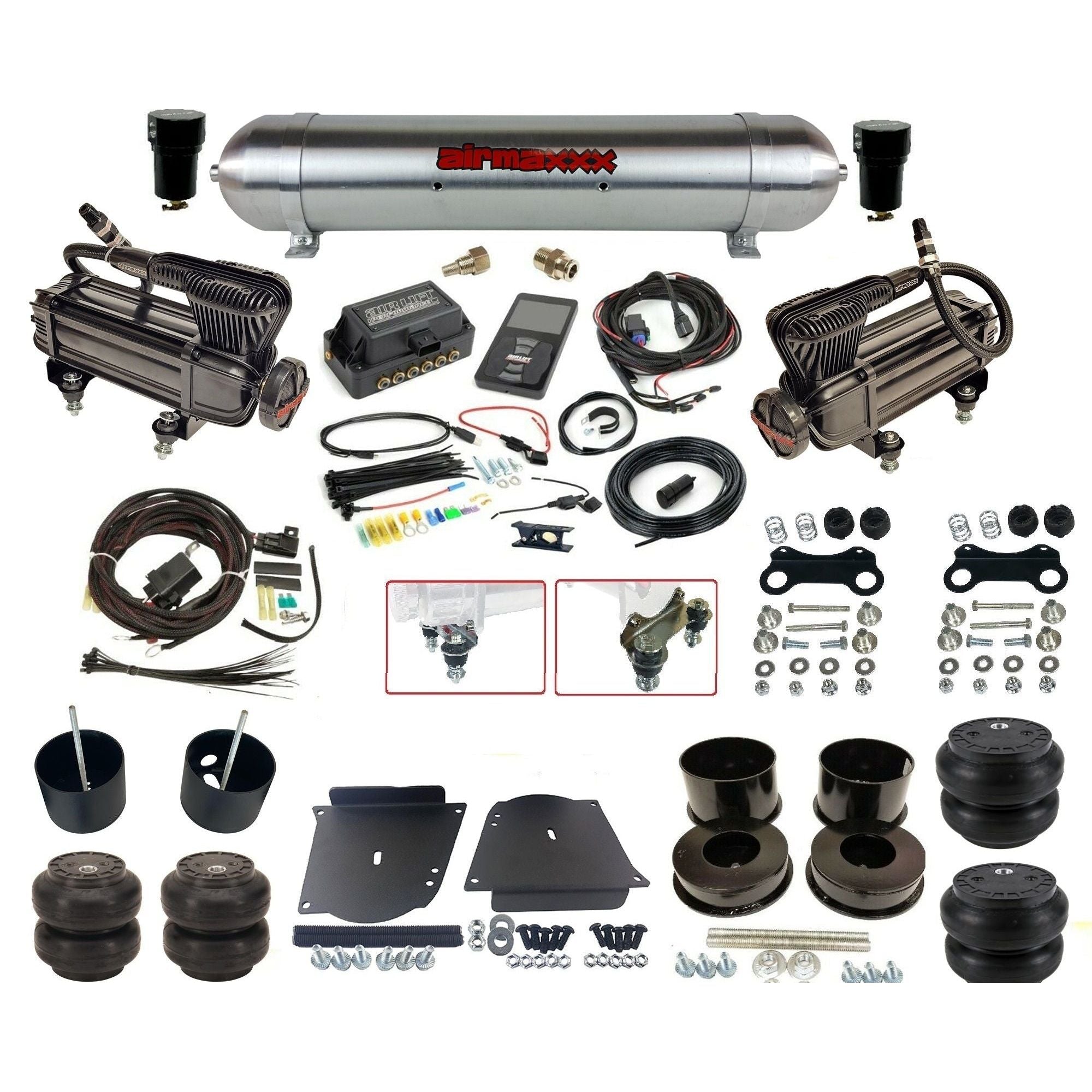 Air Lift 3P 27685 & airmaxxx Air Ride Kit Fits 1964-72 GM A-Body