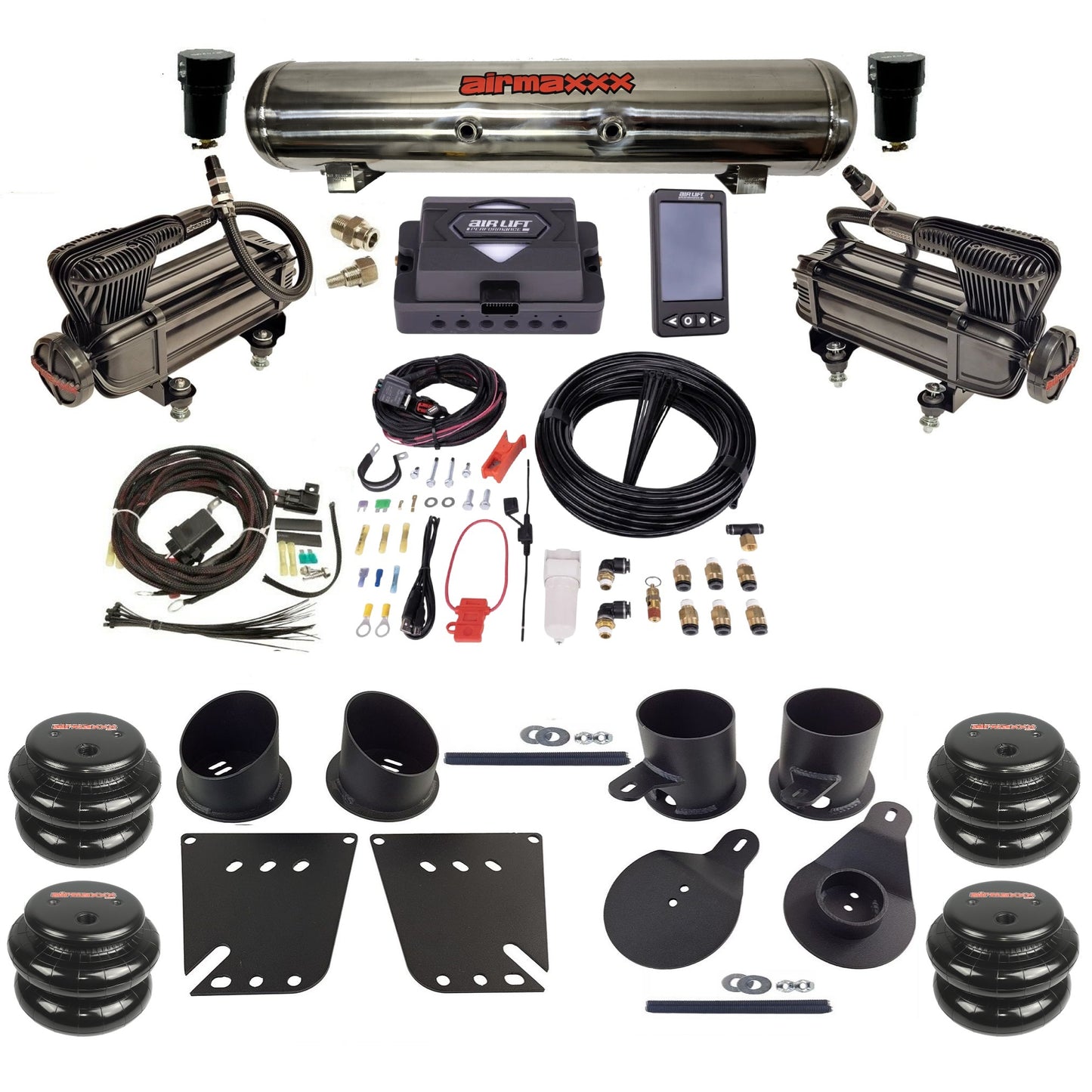 Air Lift Performance ALP4 27485 & airmaxxx Air Ride Kit Fits 1958–64 Impala