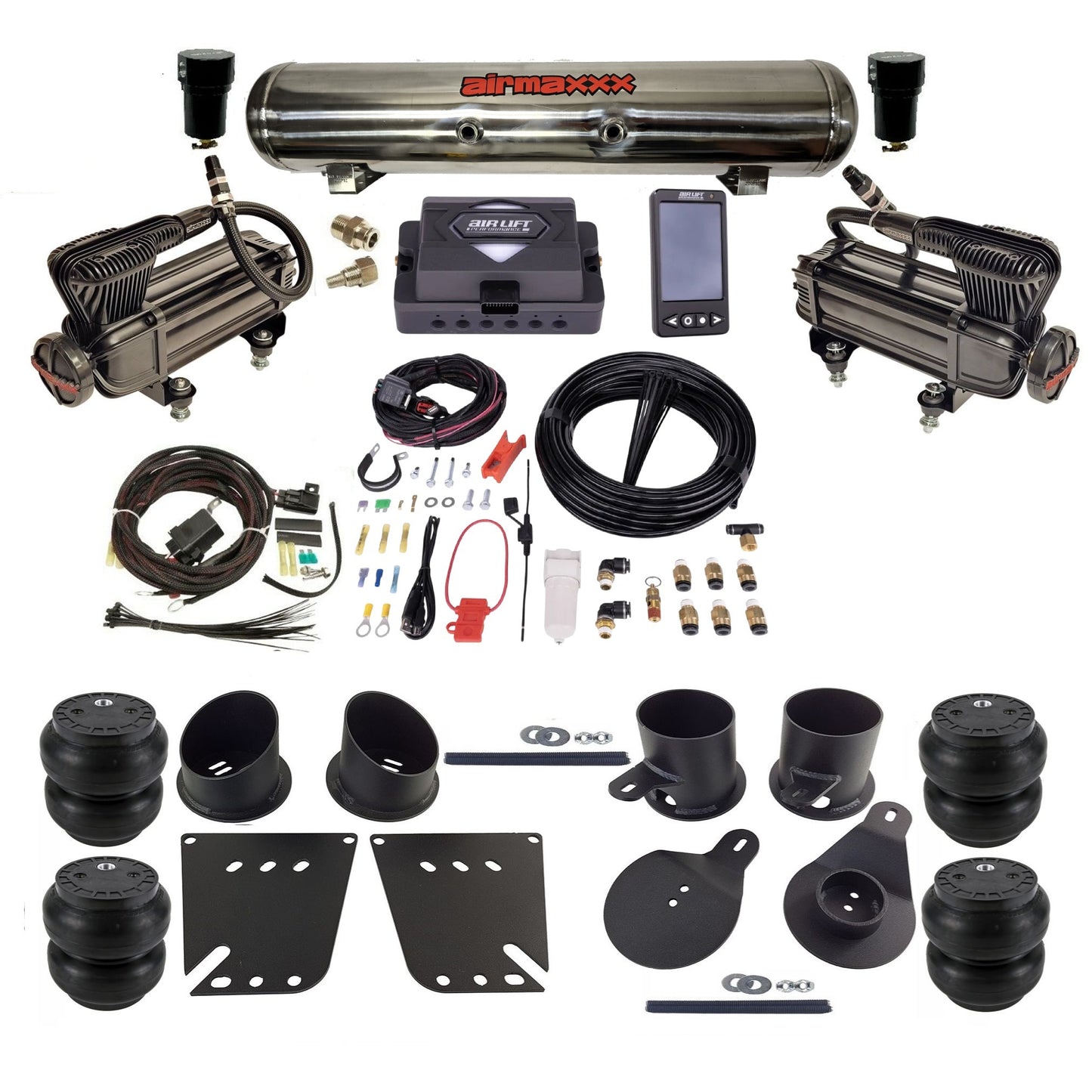 Air Lift Performance ALP4 27485 & airmaxxx Air Ride Kit Fits 1958–64 Impala