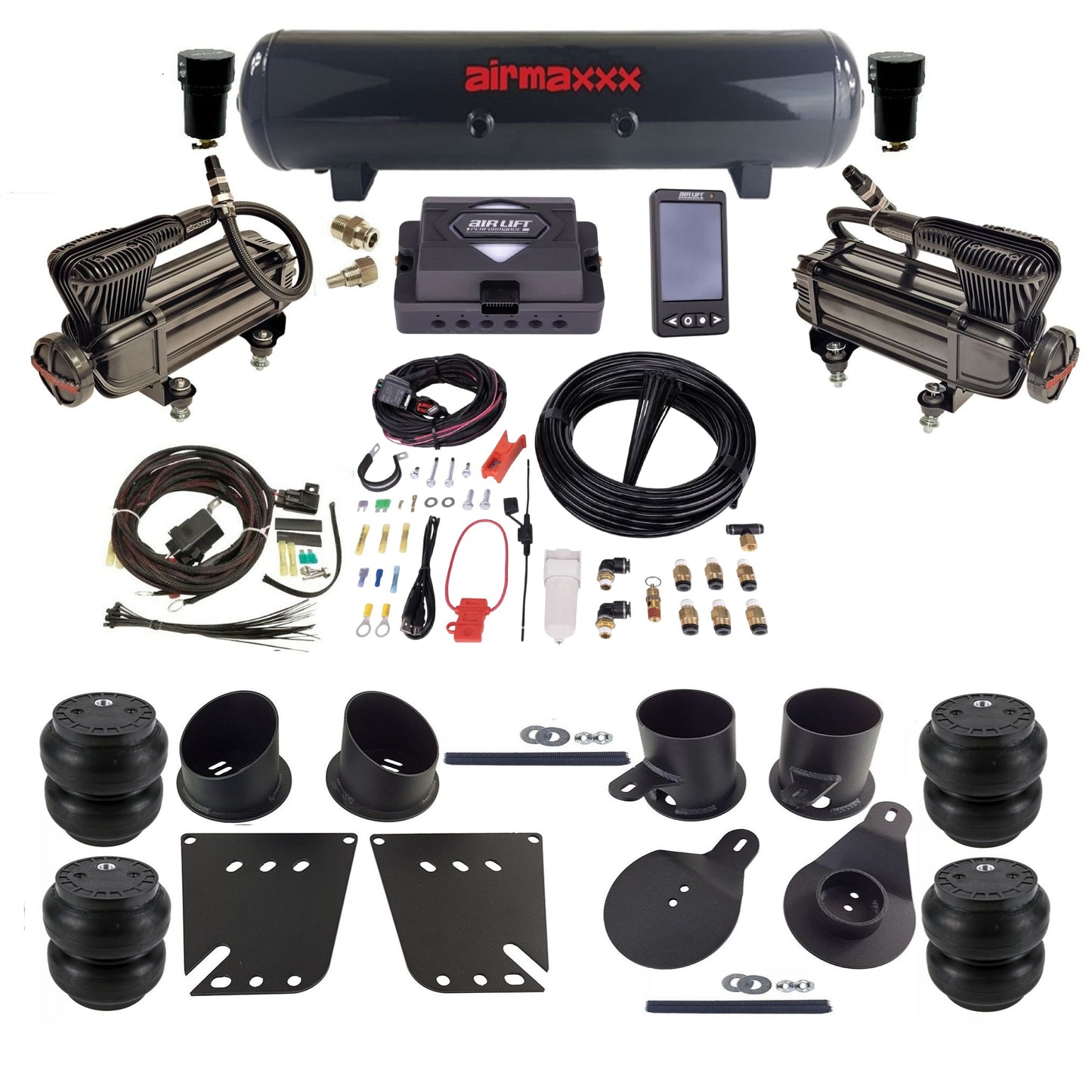 Air Lift Performance ALP4 27485 & airmaxxx Air Ride Kit Fits 1958–64 Impala