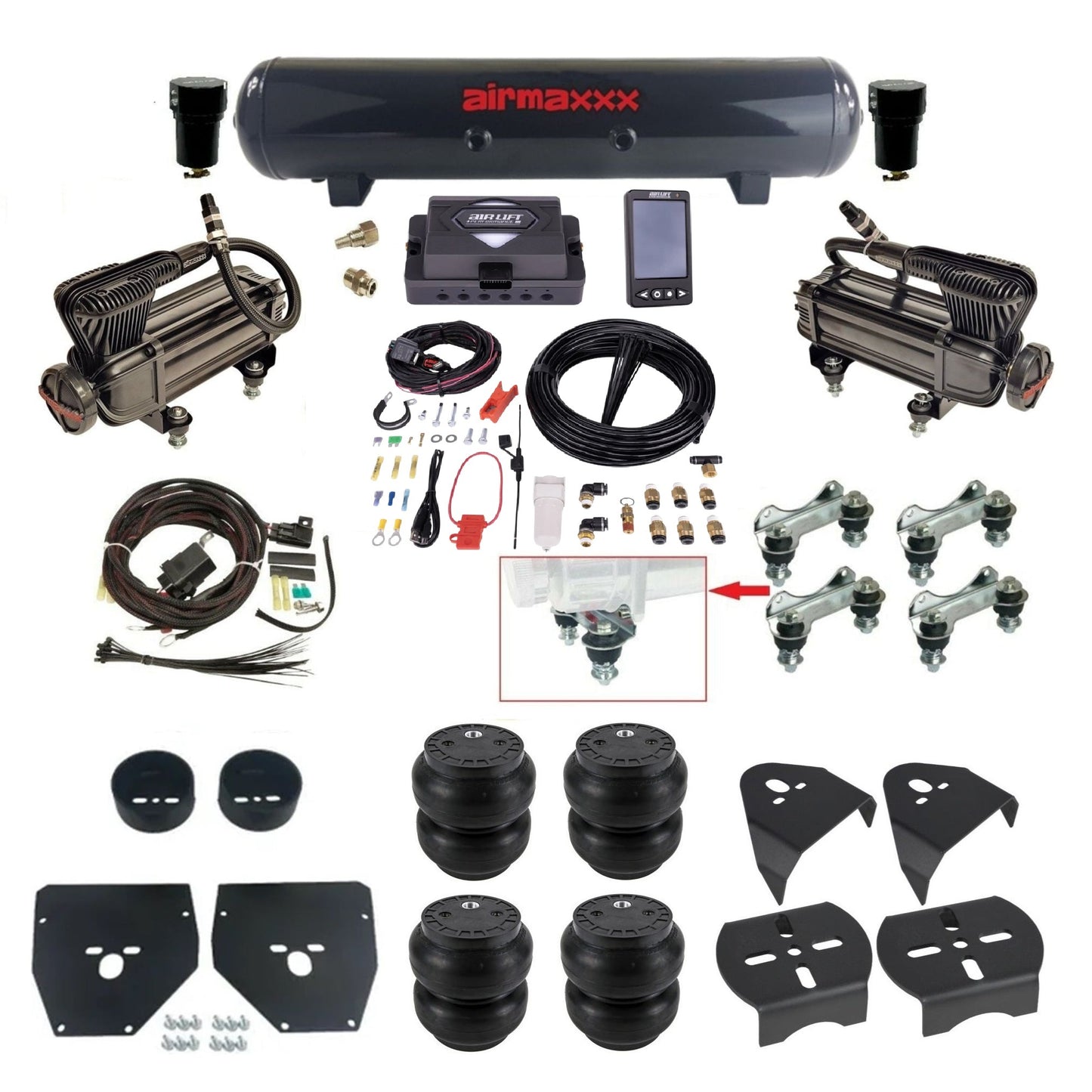 1973–1987 Chevy C10 Air Ride Suspension Kit – Air Lift ALP4 27485 Digital Air Management