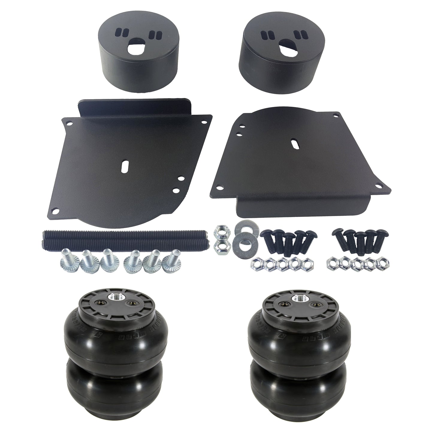 Front airmaxxx Mounting Air Bag Brackets with ss6 bags Fits 1964-72 Chevelle (A-Body)