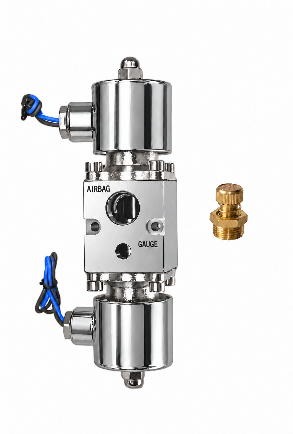 airmaxxx X-Series Chrome 1/2" Fast Air Valve for Air Ride Suspension