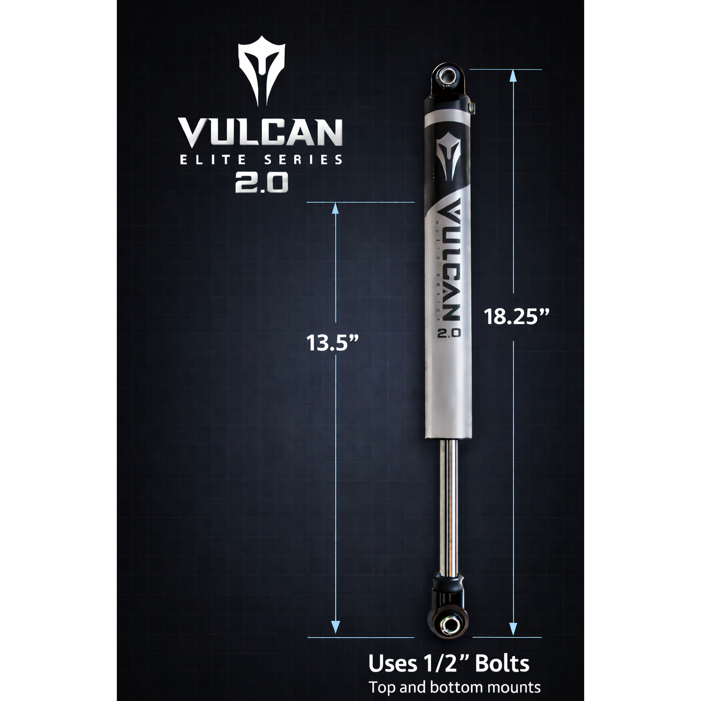 Vulcan 2.0 Elite Shock 13.5"-18.25" Loop/Loop MaxTrac 1800LLV-4