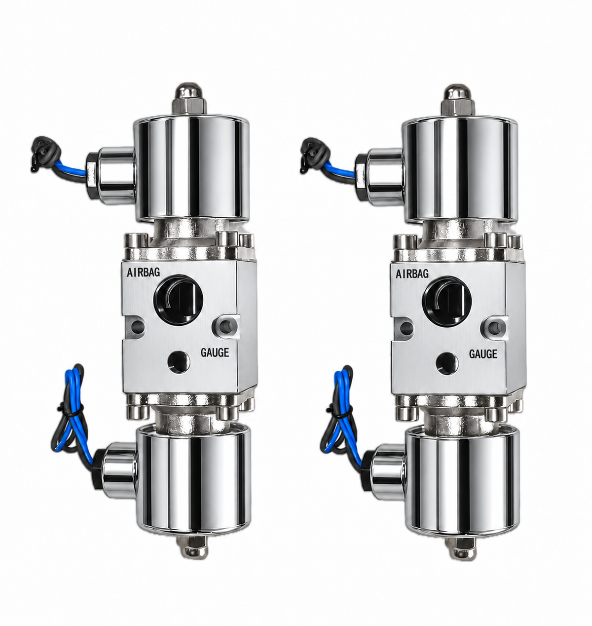 airmaxxx X-Series Chrome 1/2" Fast Air Valve for Air Ride Suspension
