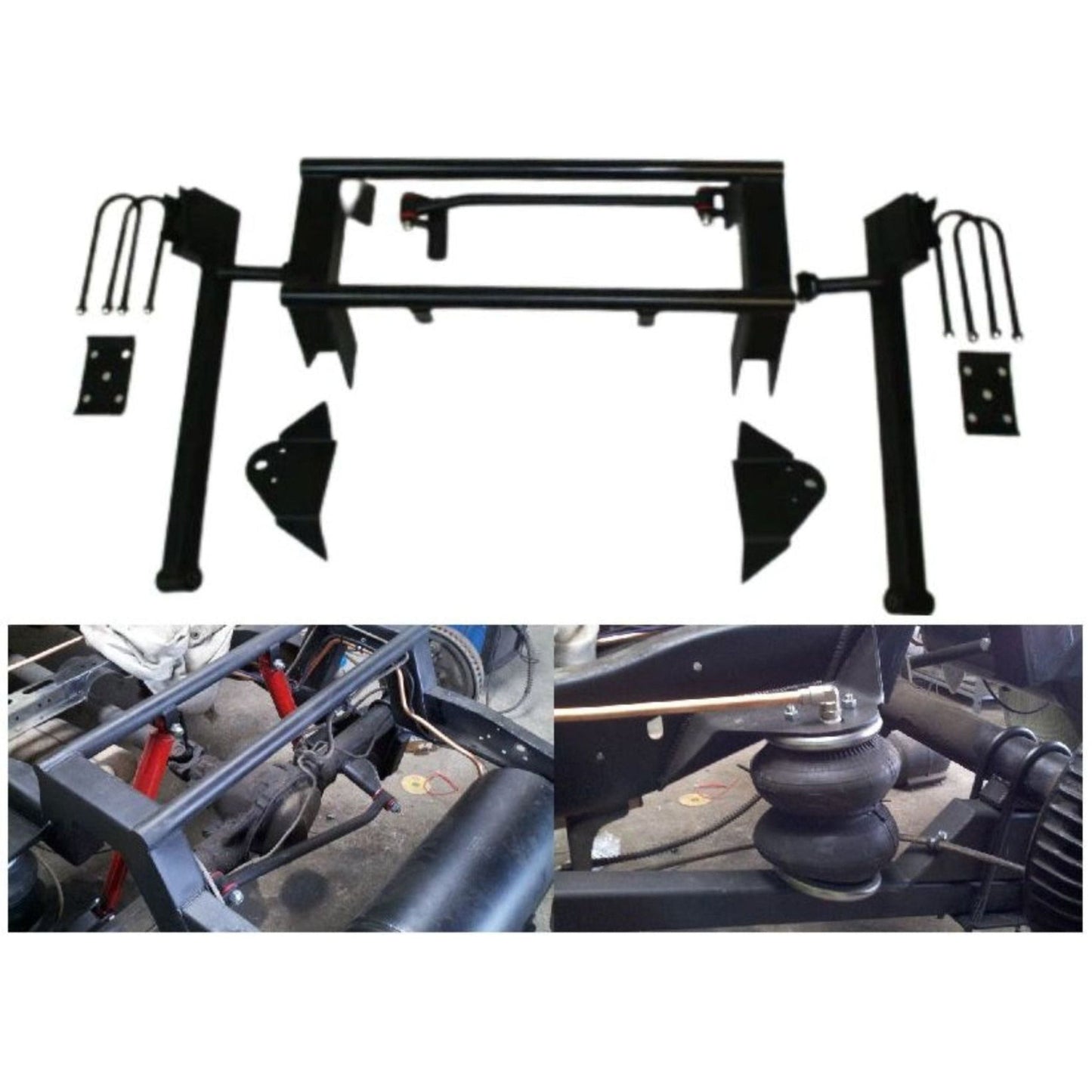 Ekstensive Metal Works Rear Air Suspension Kit for 1973–1987 Chevy C10 trucks