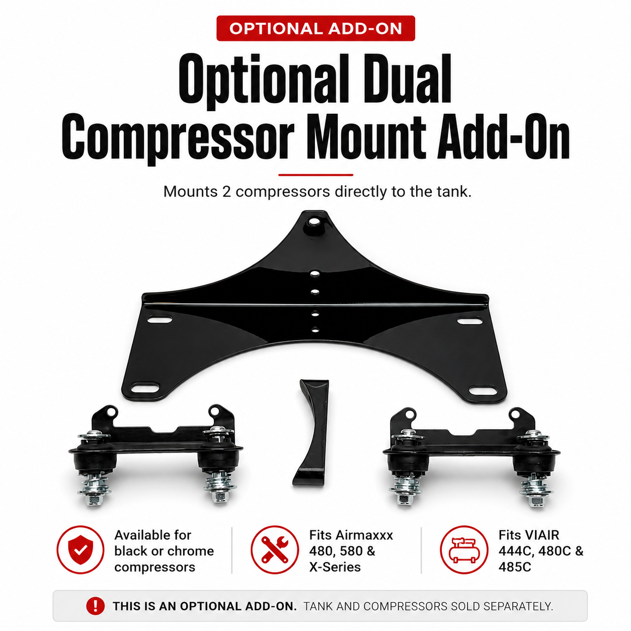 AccuAir AA-3642 ENDO-VT 5 Gallon Air Tank Valve Integrated Raw Aluminum