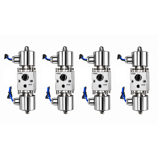 airmaxxx X-Series Chrome 1/2" Fast Air Valve for Air Ride Suspension