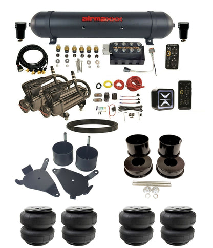 Air Suspension Kit Pressure Presets Accuair E+ Connect & VU4 Black Fits 1978-88 GM G-Body