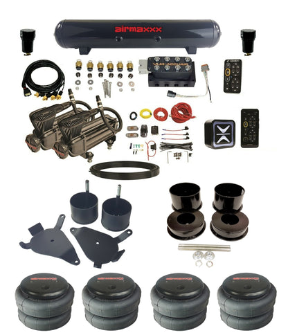 Air Suspension Kit Pressure Presets Accuair E+ Connect & VU4 Black Fits 1978-88 GM G-Body