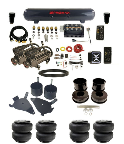 Air Suspension Kit Pressure Presets Accuair E+ Connect & VU4 Black Fits 1978-88 GM G-Body