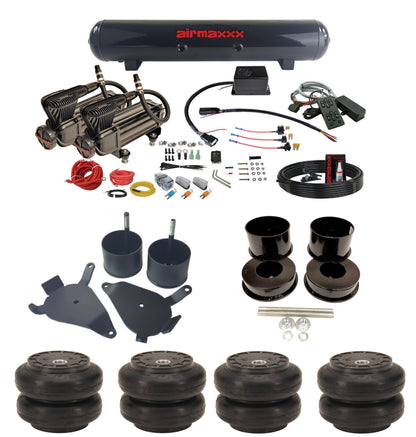 Air Suspension Kit Slam Specialties SV-8C + Mc.1 w/Black 580 Fits 1978-88 GM G-Body