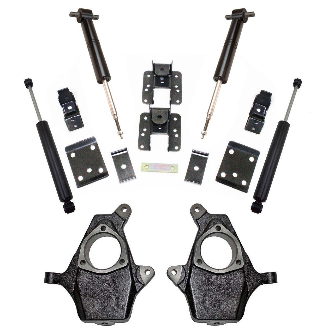 MaxTrac K331336S Adjustable 3/5 or 4/6 Drop Kit Fits 2014-16 Silverado 1500