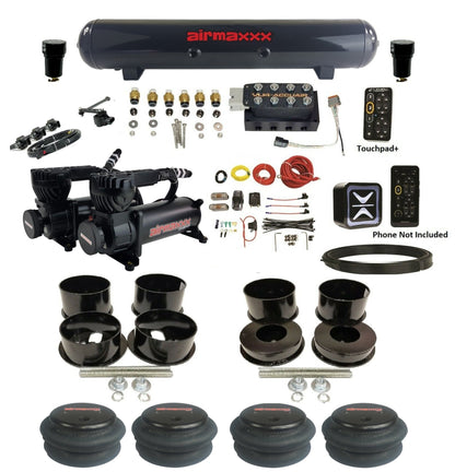 Air Suspension Kit Height Presets Accuair E+ Connect & VU4 Fits 1971-96 GM B-Body