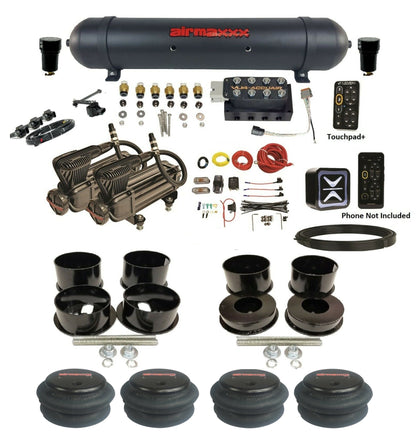 Air Suspension Kit Height Presets Accuair E+ Connect & VU4 Fits 1971-96 GM B-Body