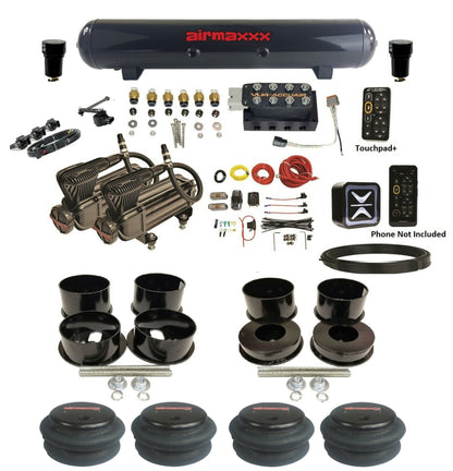 Air Suspension Kit Height Presets Accuair E+ Connect & VU4 Fits 1971-96 GM B-Body