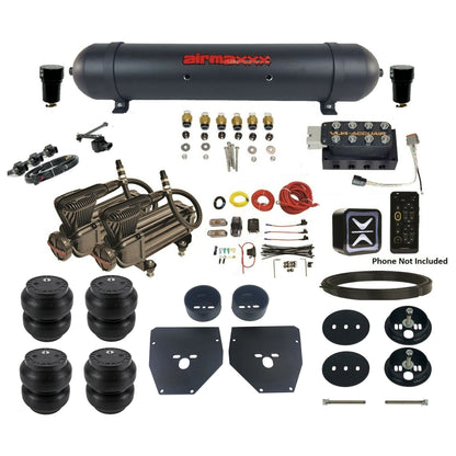 Wireless Air Suspension Kit Accuair E-level Pressure+ VU4 w/X-Series Fits 1963-72 C10